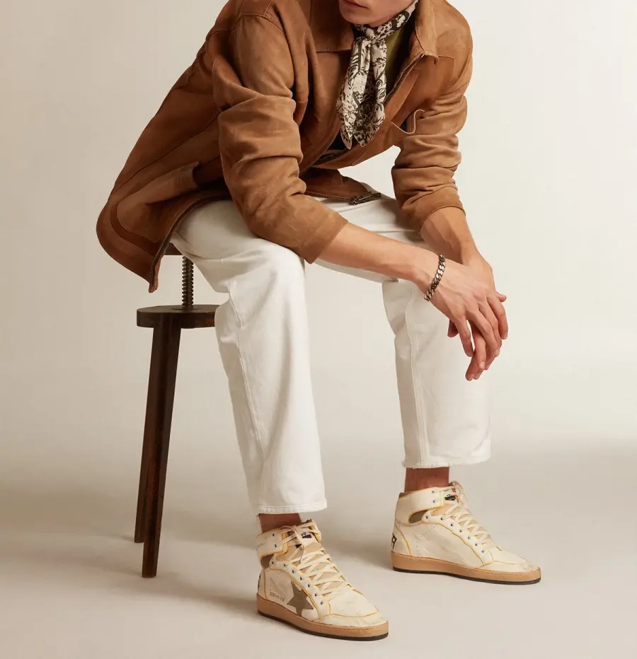 Alternative view of Giày Golden Goose 'White Grey' GMF00230-F004089-10961
