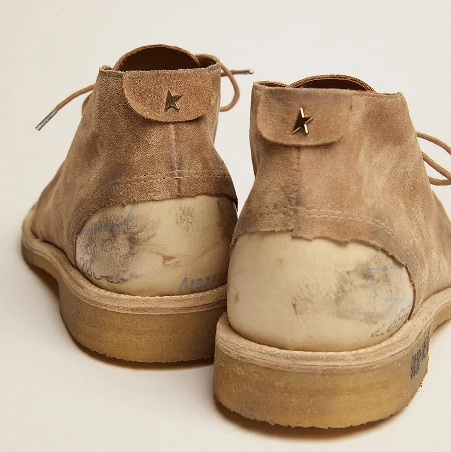 Giày Golden Goose Noel Boot 'Beige' GMF00266-F002984-55423 - Ảnh 3