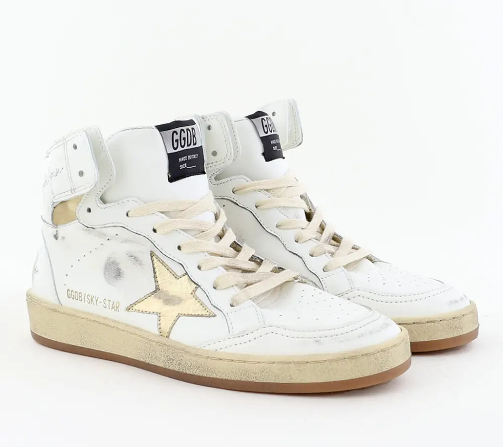 Alternative view of Giày Golden Goose Sky-Star White Gold GWF00230-F004633-11522