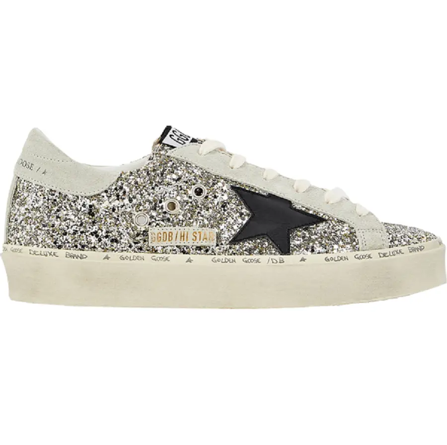 Giày Golden Goose 'Silver Glitter' GWF00118-F003225-65169