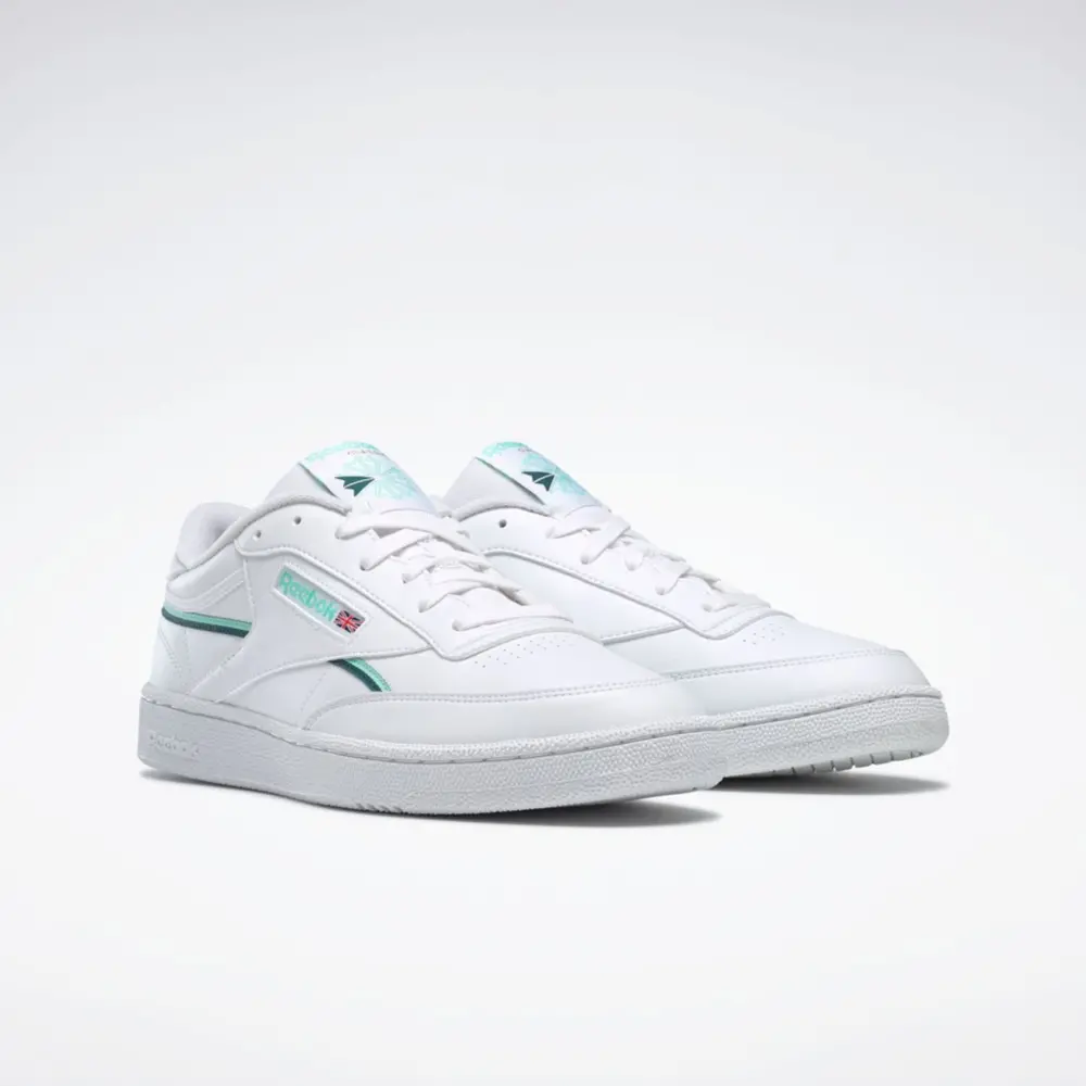 Giày Reebok Club C 85 Vegan 'White Hint MintGreen' GX7562 - Ảnh 4