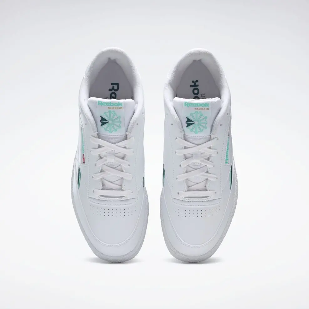 Alternative view of Giày Reebok Club C 85 Vegan 'White Hint MintGreen' GX7562