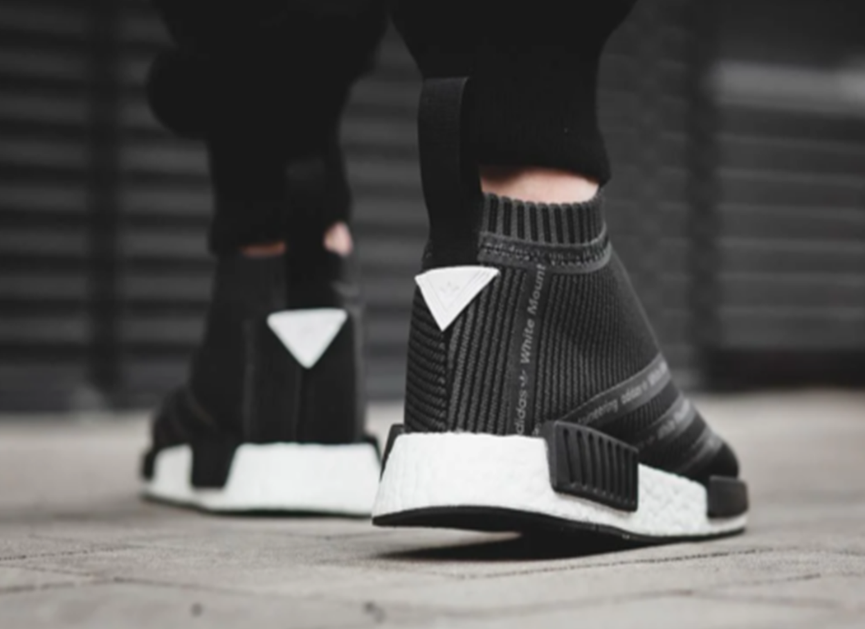 Giày Adidas White Mountaineering x NMD CS1 ‘Black' S80529 - Ảnh 4