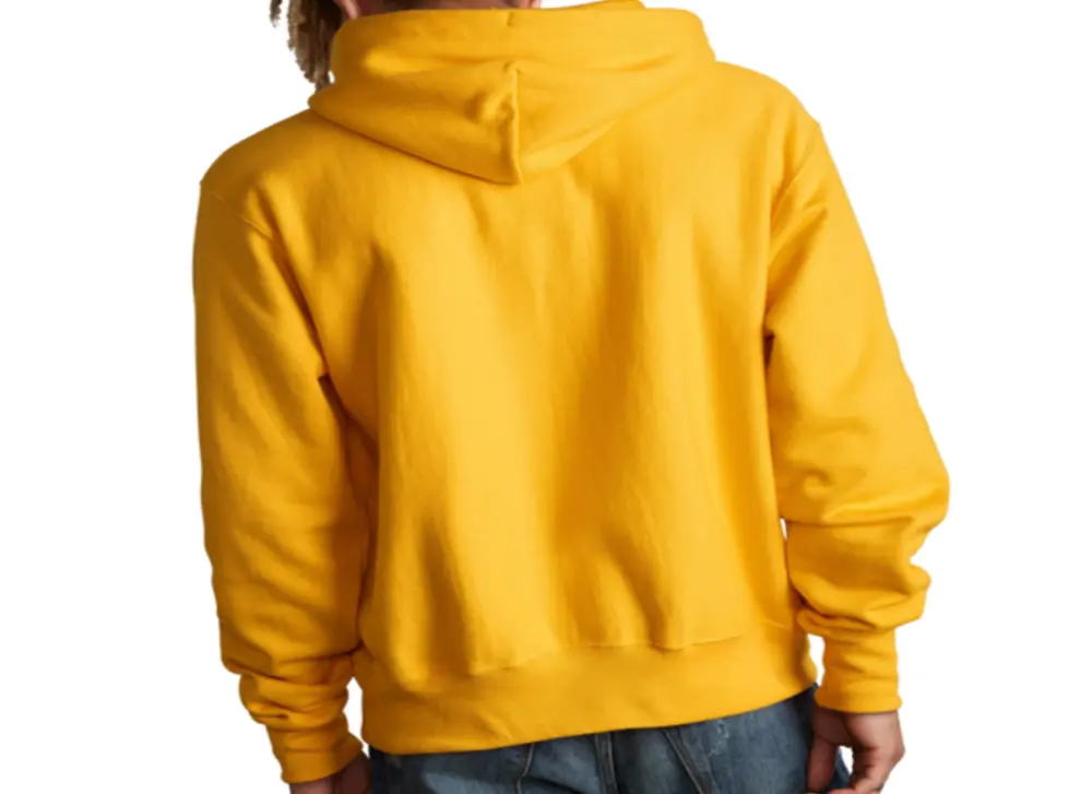 Áo Champion Reverse Pullover Hoodie Team Gold GF68 Y06145 - Ảnh 3