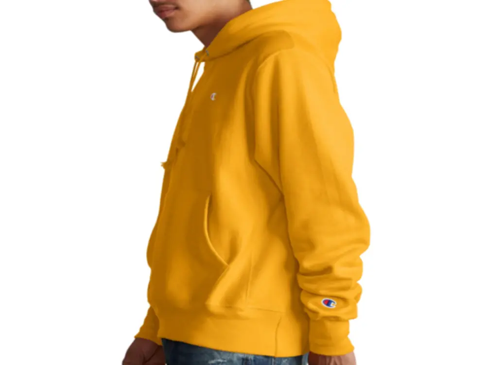 Áo Champion Reverse Pullover Hoodie Team Gold GF68 Y06145 - Ảnh 4