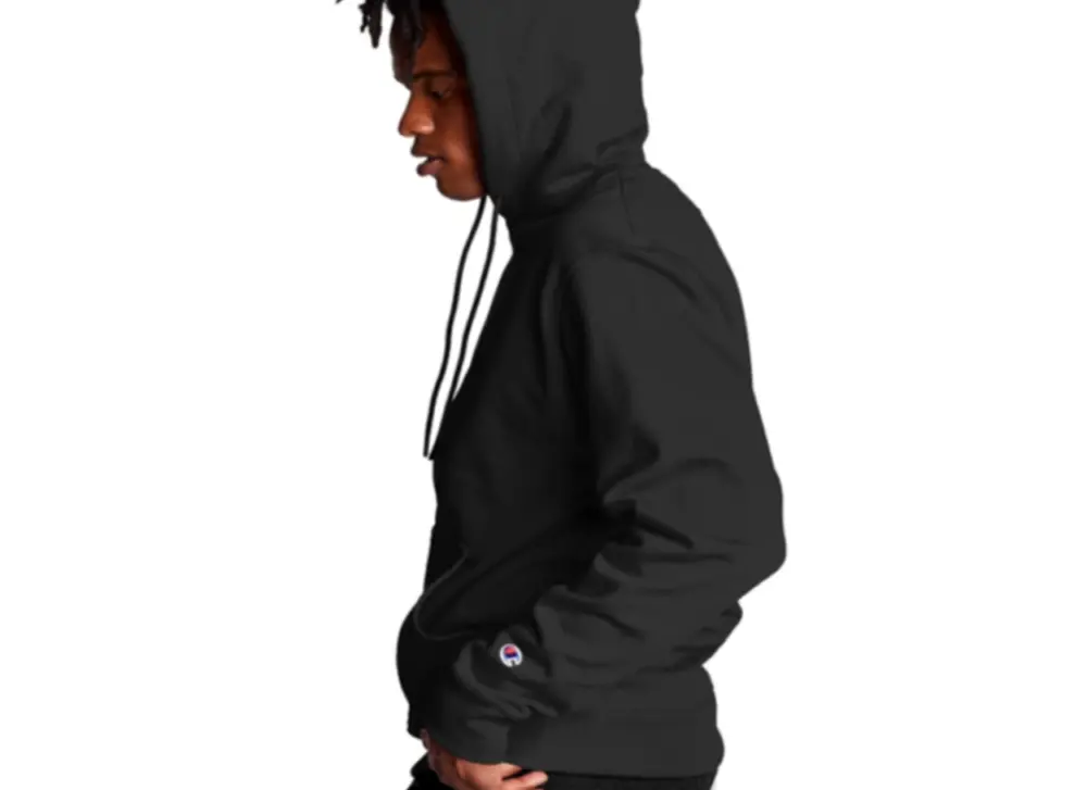 Áo Champion Powerblend Pullover Hoodie 'Black' S0889-003 - Ảnh 4
