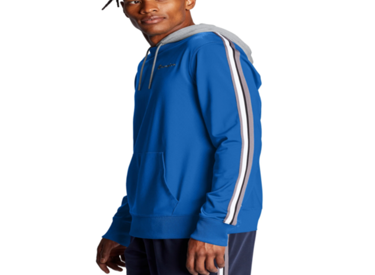 Áo Champion Track Embroidered Logo Navy S4523 550206 - Ảnh 3