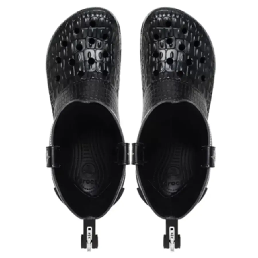 Dép Crocs Classic Cowboy Boot 'Black' 208695-001 - Ảnh 4