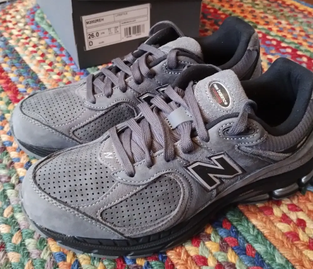 Giày New Balance 2002R 'Castlerock Grey Black' M2002REH - Ảnh 5