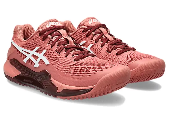 Alternative view of Giày Asics Gel-Resolution 9 'Light Garnet' 1042A225-600