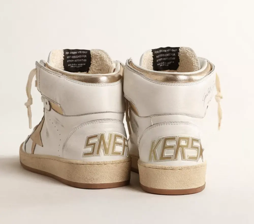Giày Golden Goose Sky-Star White Gold GWF00230-F004633-11522 - Ảnh 5