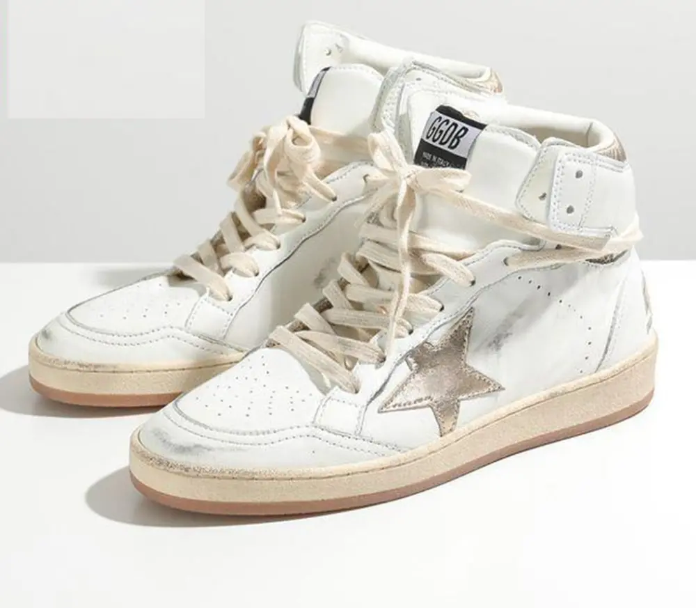 Giày Golden Goose Sky-Star White Gold GWF00230-F004633-11522 - Ảnh 4