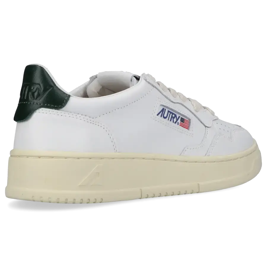 Giày Autry Medalist Low Leather ‘White Green’ AULW-LL47 - Ảnh 3