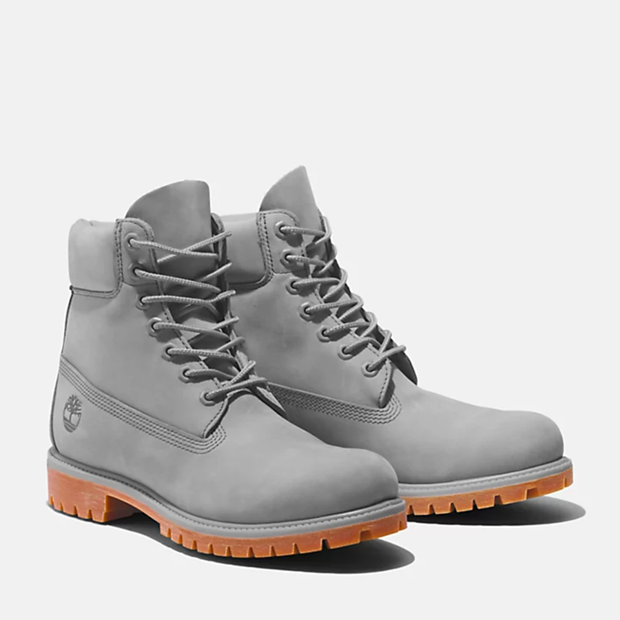 Giày Timberland Premium 6-Inch Boot 'Light Grey' A5YPNEA3 - Ảnh 3
