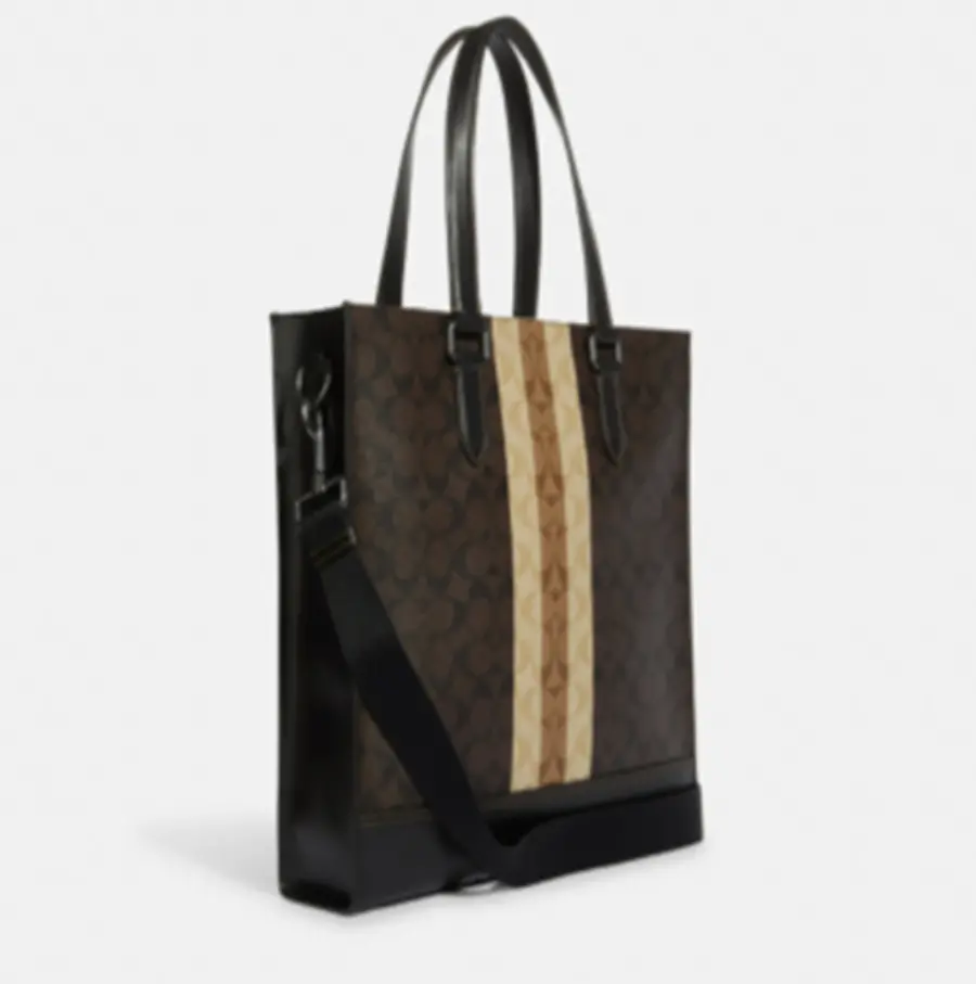 Alternative view of Túi Coach Graham Varsity Stripe ‘Gunmetal’ 6707-QBMAA