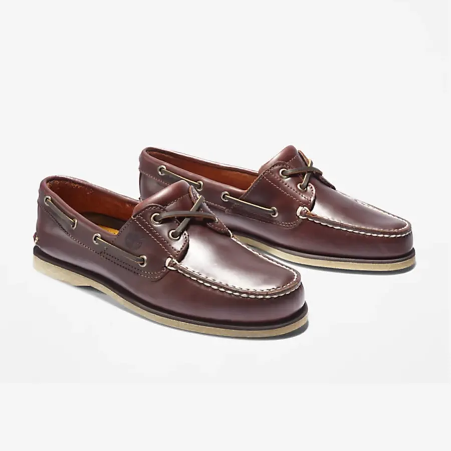 Giày Timberland Classic Boat 'Brown' 25077214 - Ảnh 4