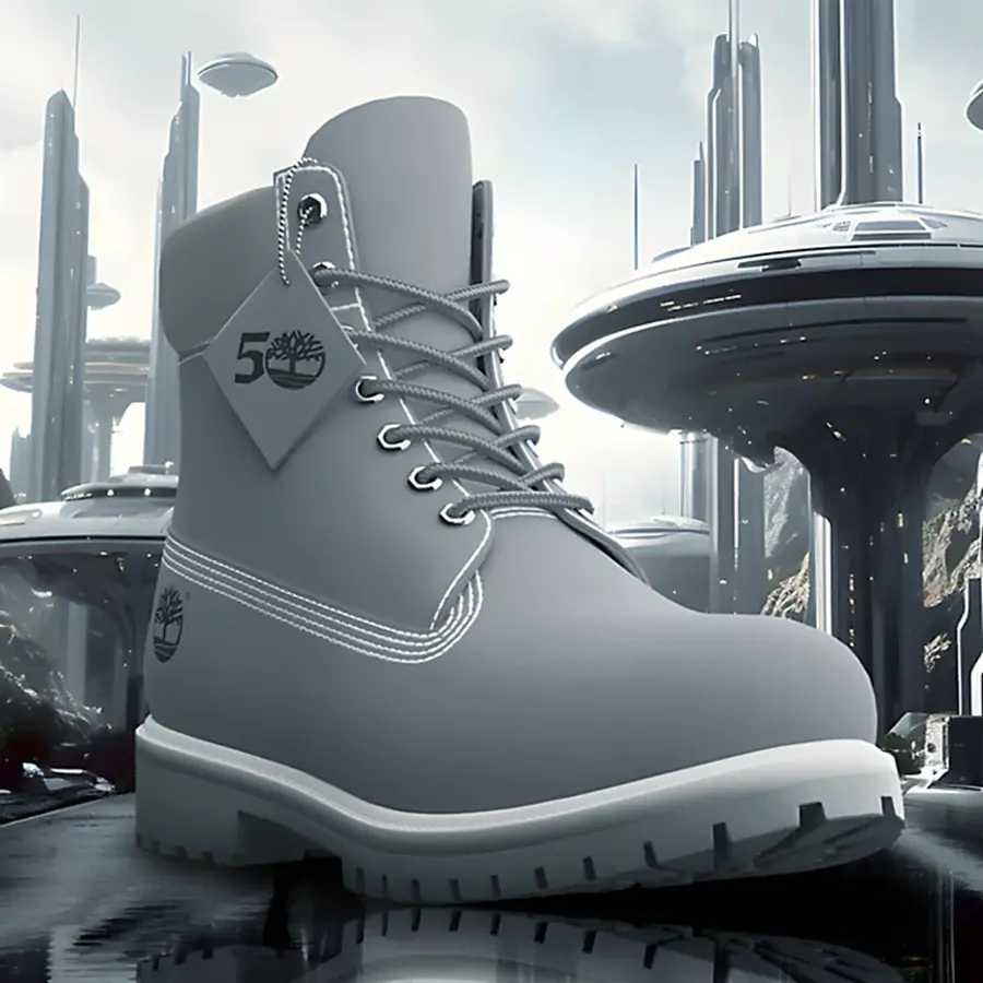 Alternative view of Giày Timberland Premium 6-Inch Boot 'Light Grey' A5YPNEA3