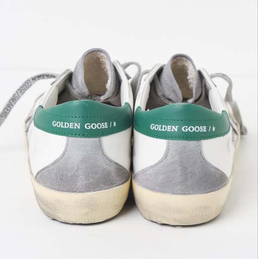 Giày Golden Goose Superstar 'White Grey Green' GMF00102-F004167-82171 - Ảnh 3