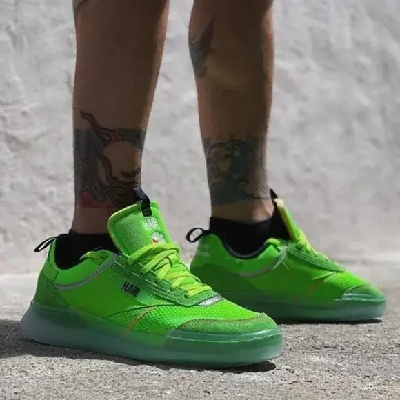 Giày Reebok Club C Legacy Daniel Moon 'Solar Green' GY5329 - Ảnh 6