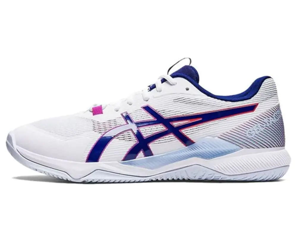 Alternative view of Giày Asics Gel Tactic 'White Dive Blue' 1073A051-103