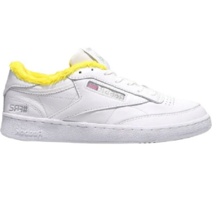 Giày Reebok Atmos x #FR2 x Club C 85 'White Yellow' GZ4036