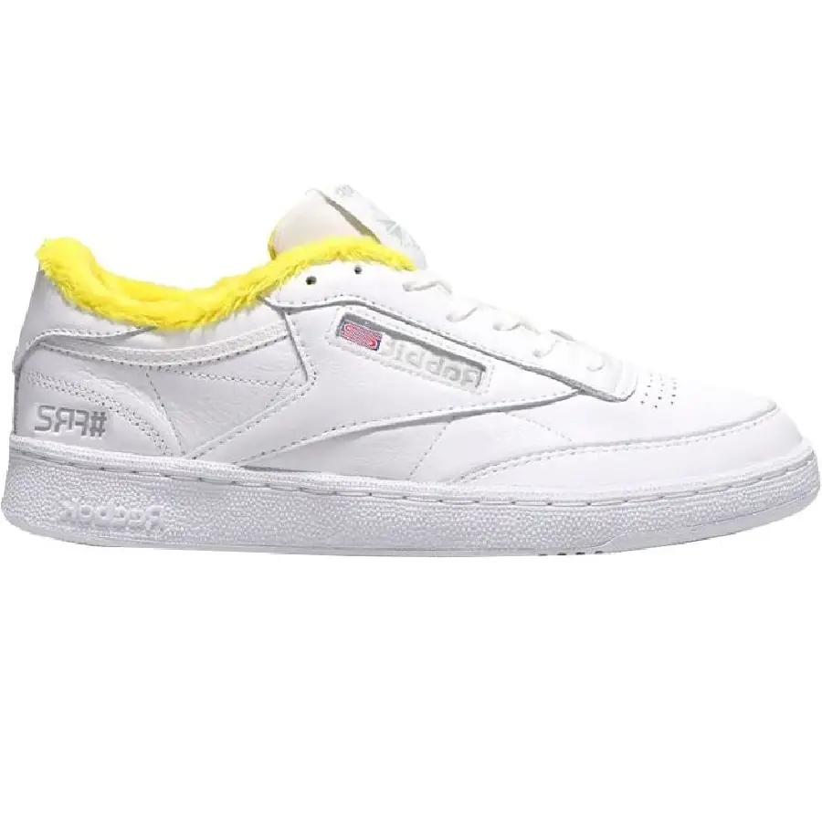 Giày Reebok Atmos x #FR2 x Club C 85 'White Yellow' GZ4036
