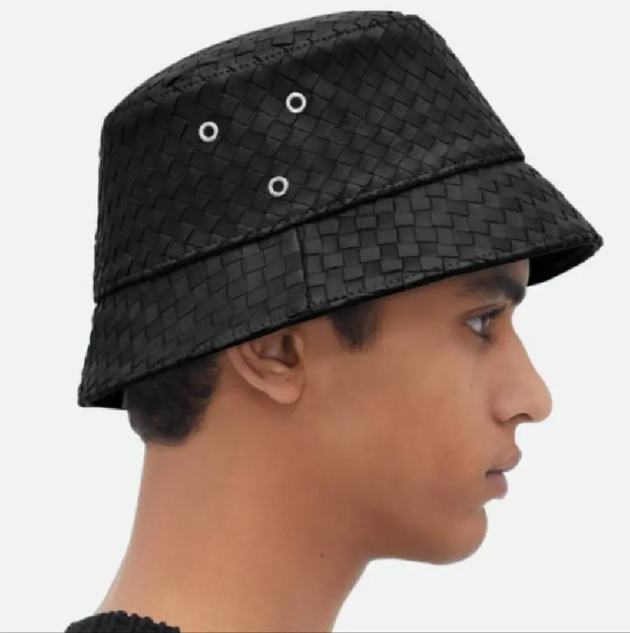 Alternative view of Mũ Bottega Veneta Cap Bucket ‘Black’ 687343VZQO51000