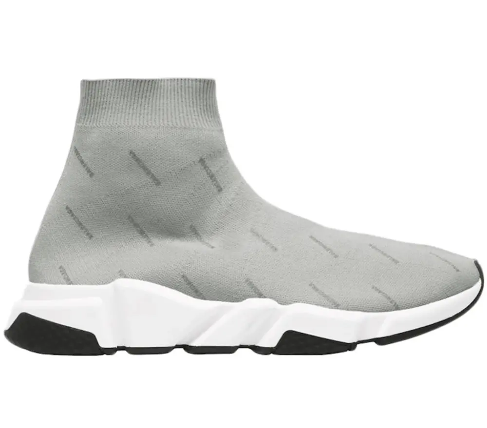 Giày Balenciaga Speed Trainer 'Grey Logo' 512527W06501224