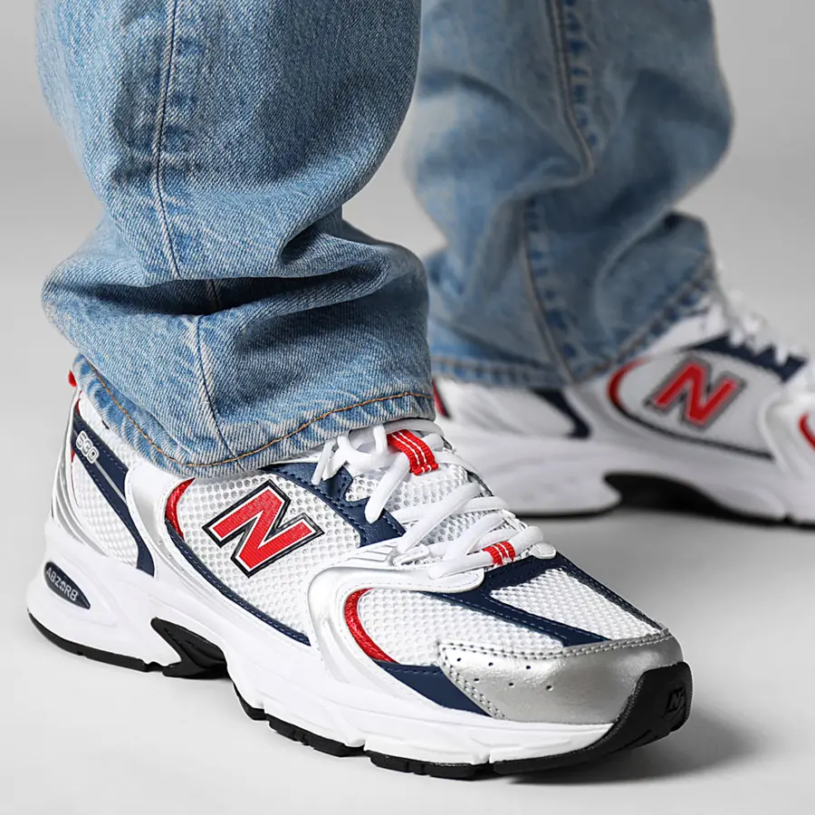 Alternative view of Giày New Balance 'White Red' MR53LO
