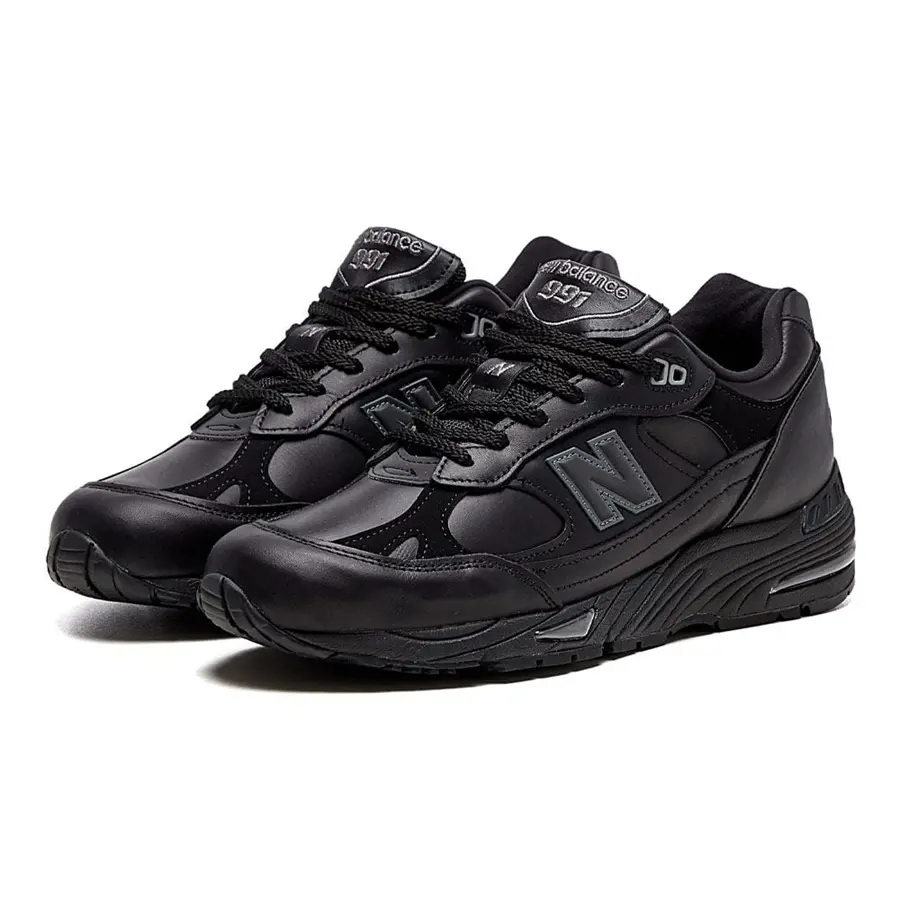 Alternative view of Giày New Balance 991 MiUK 'Black Grey' M991TK