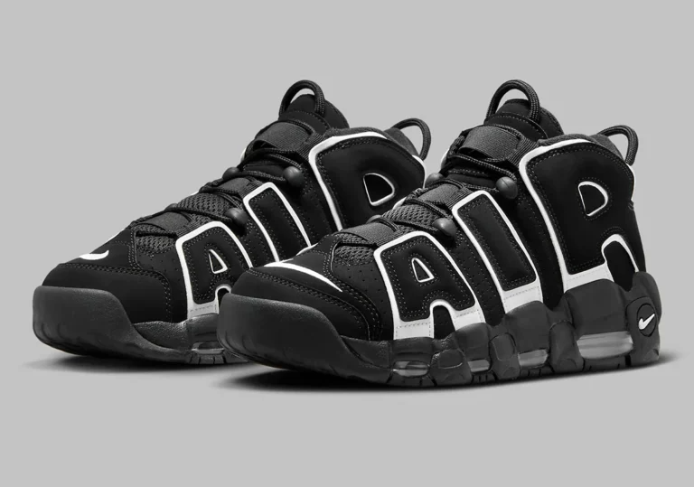 Giày Nike Air More Uptempo OG ‘Black White’ FV2291-001 - Ảnh 4
