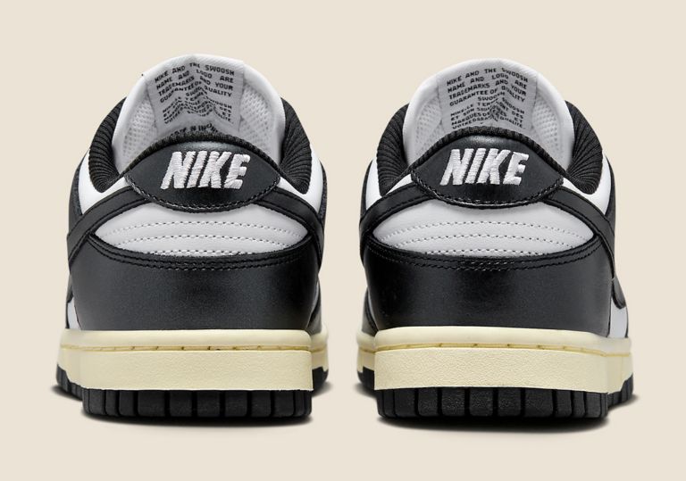 Giày Nike Dunk Low Vintage ‘Black White’ FQ8899-100 - Ảnh 5