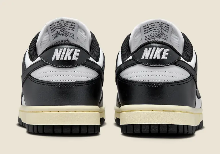 Giày Nike Dunk Low Vintage ‘Black White’ FQ8899-100 - Ảnh 5