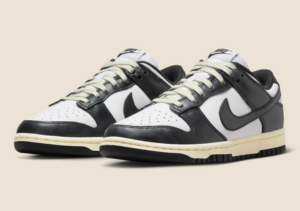 Alternative view of Giày Nike Dunk Low Vintage ‘Black White’ FQ8899-100