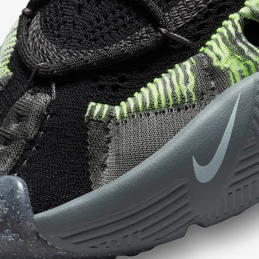 Giày Nike ISPA Sense Flyknit 'Black Green' CW3203-003 - Ảnh 5