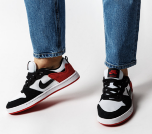 Alternative view of Giày Nike Alleyoop SB GS ‘University Red’ CJ0883-102