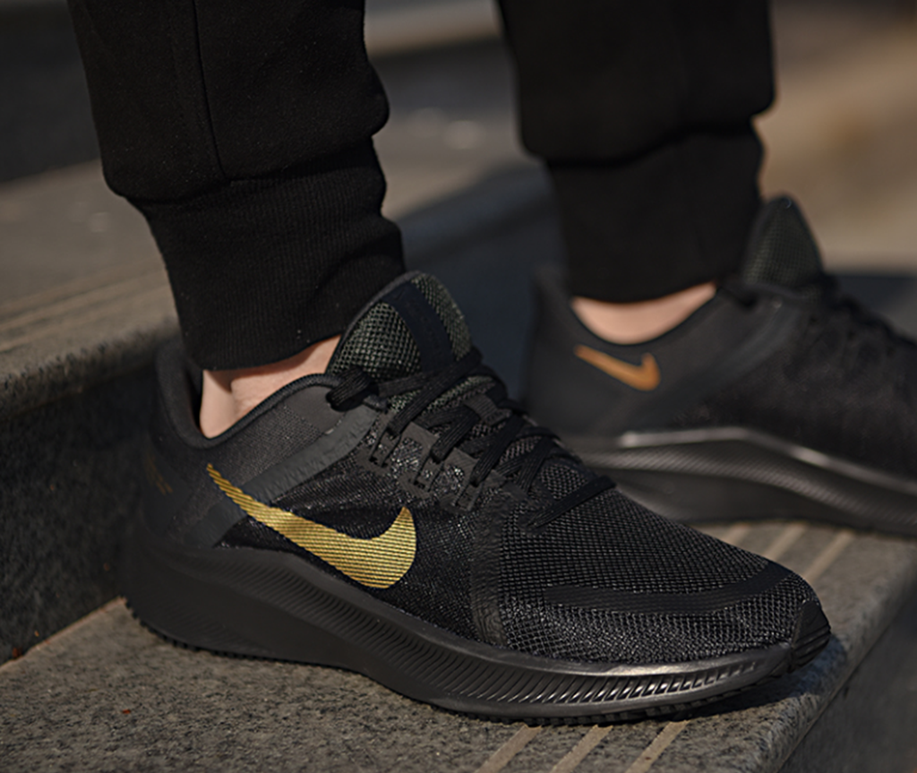 Giày Nike Quest 4 ‘Black Metallic Gold’ DA1105-010 - Ảnh 2