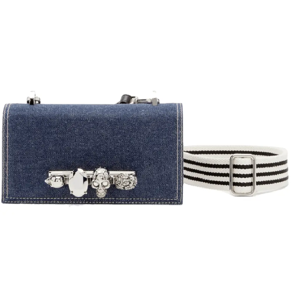 Túi Alexander McQueen Satchel 'Denim' 7478331AAPN4162