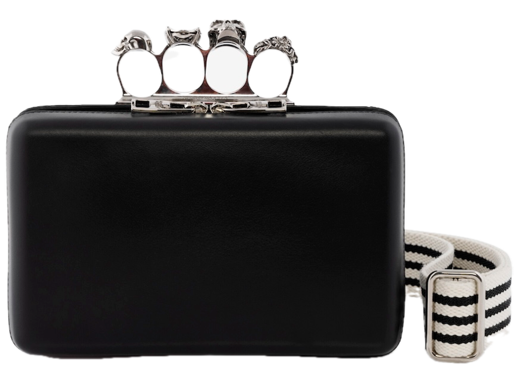 Túi Alexander McQueen Twisted 'Black' 7478351AAN51000