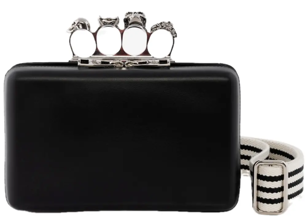 Túi Alexander McQueen Twisted 'Black' 7478351AAN51000