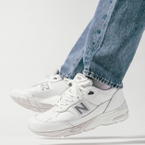 Alternative view of Giày New Balance 991 MiUK 'White Grey' M991TW