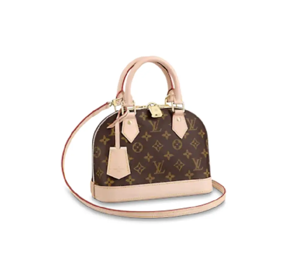 Alternative view of Túi Louis Vuitton Alma BB Monogram Coated 'Brown' M53152