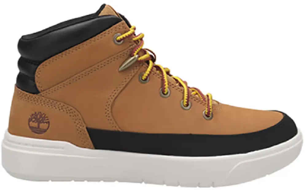 Giày Timberland Senece Bay Mid White Nubuck Boot A62DD