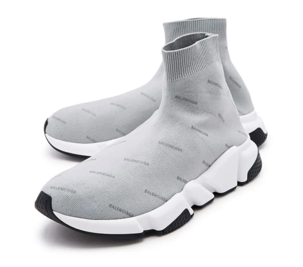 Alternative view of Giày Balenciaga Speed Trainer 'Grey Logo' 512527W06501224