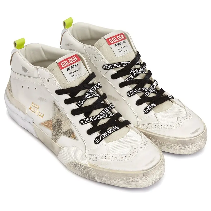 Giày Golden Goose Midstar ‘White Beige’ GMF00122-F002589-10917 - Ảnh 5