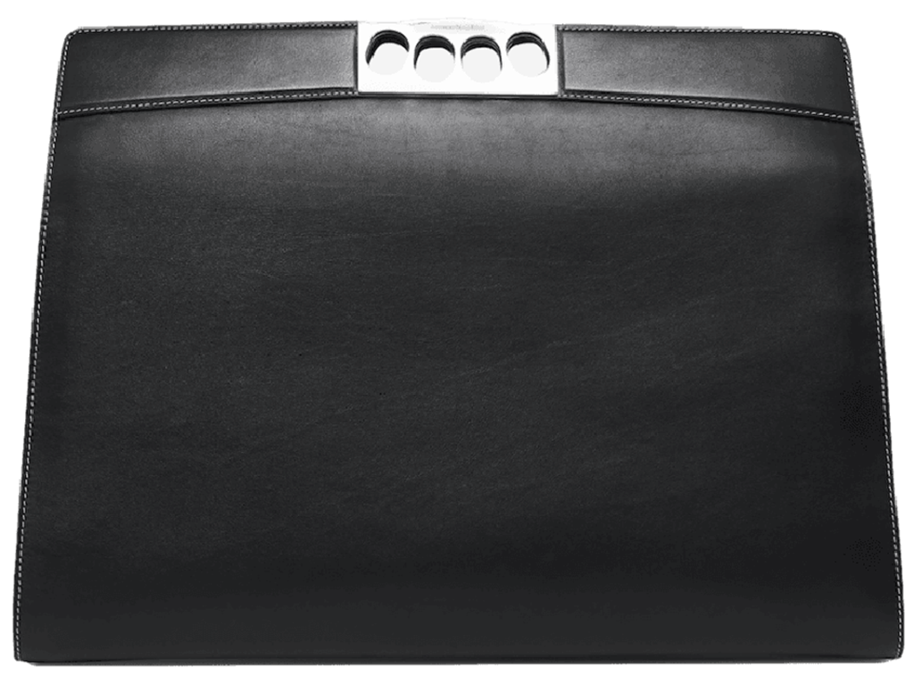 Túi Alexander McQueen Grip 24h Bag 'Black' 7478371AAN81000