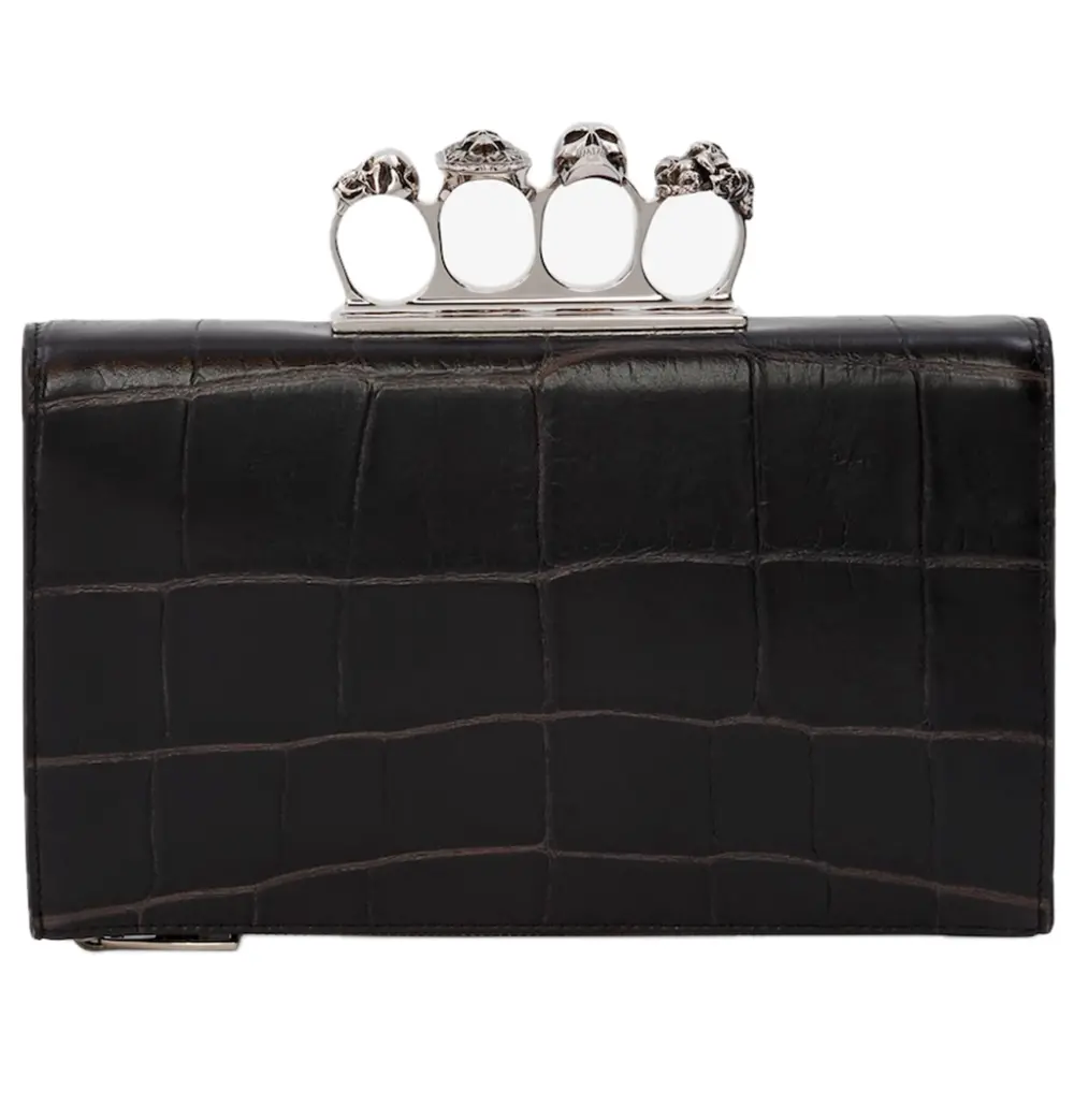 Túi Alexander McQueen Small Knuckle 'Black' 7511851XM0Y1000