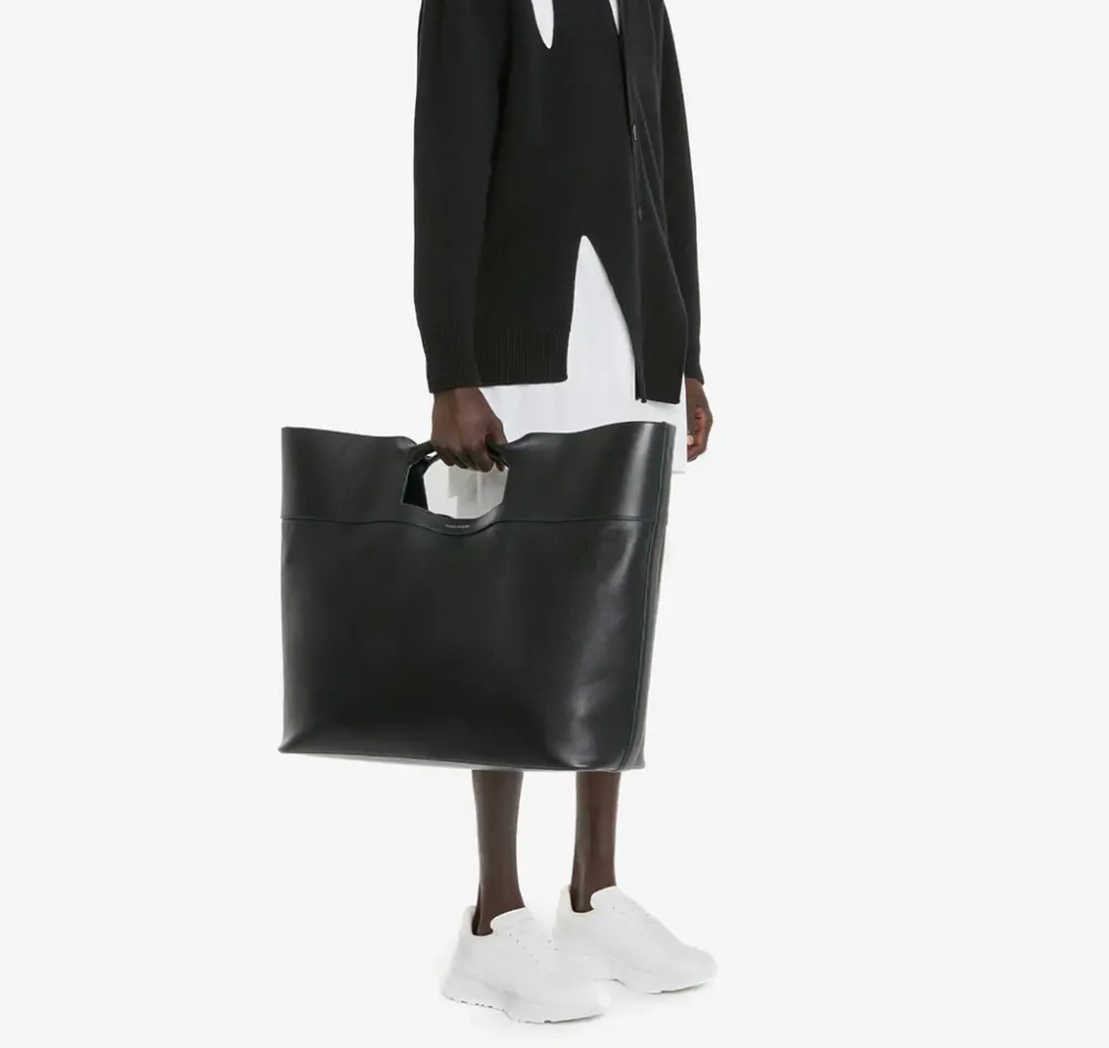 Alternative view of Túi Alexander McQueen Square Bow 'Black' 7352781AAJL1000