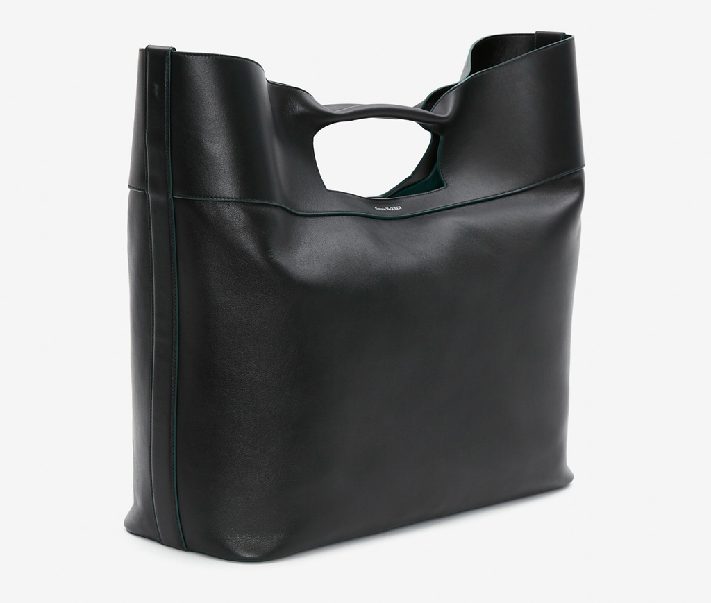 Túi Alexander McQueen Square Bow 'Black' 7352781AAJL1000 - Ảnh 3