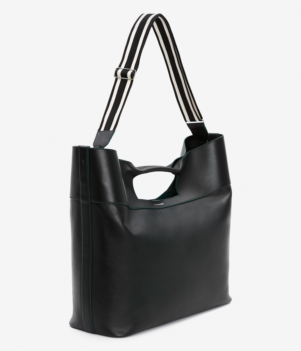 Túi Alexander McQueen Square Bow 'Black' 7352781AAJL1000 - Ảnh 4